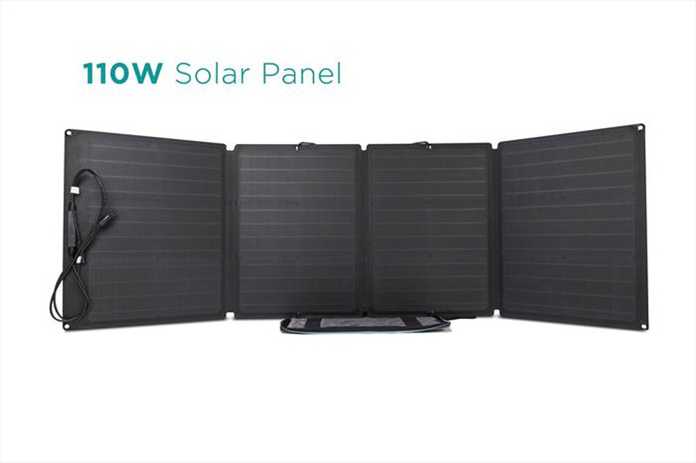"ECOFLOW - Pannello solare portatile 110W-nero"