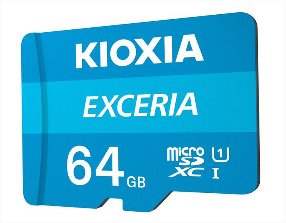 "KIOXIA - MICROSD EXCERIA MEX1 UHS-1 64GB-Azzurro"