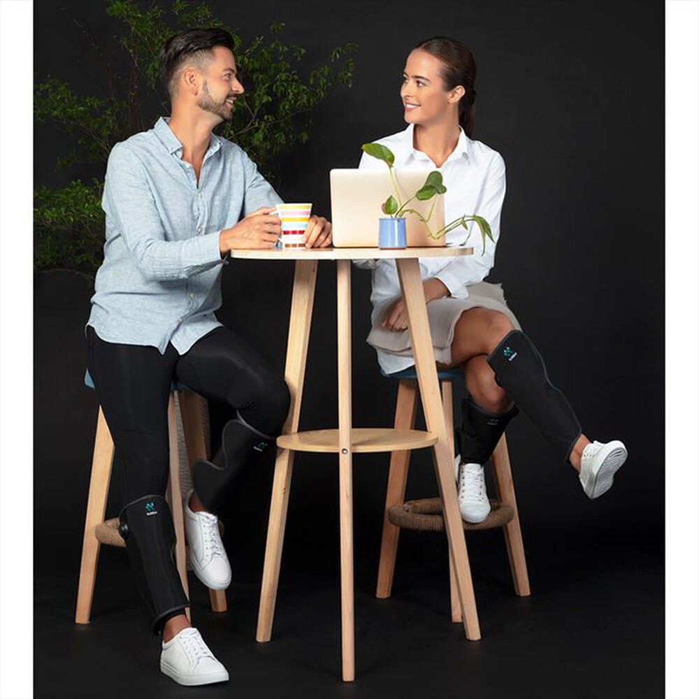 "ELEEELS - A1 massaggiatore per gambe cordless-Nero"