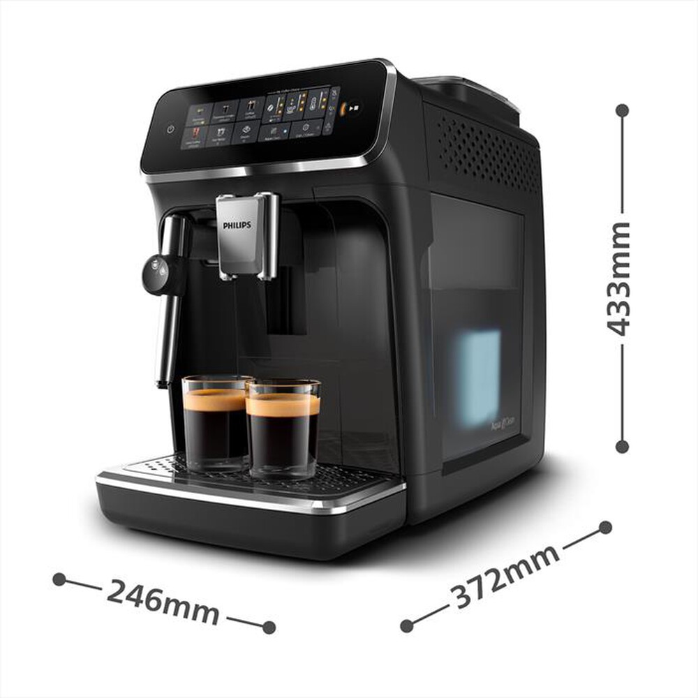 "PHILIPS - Macchina da caffè automatica SERIES 3300 EP3321/40-Nero"