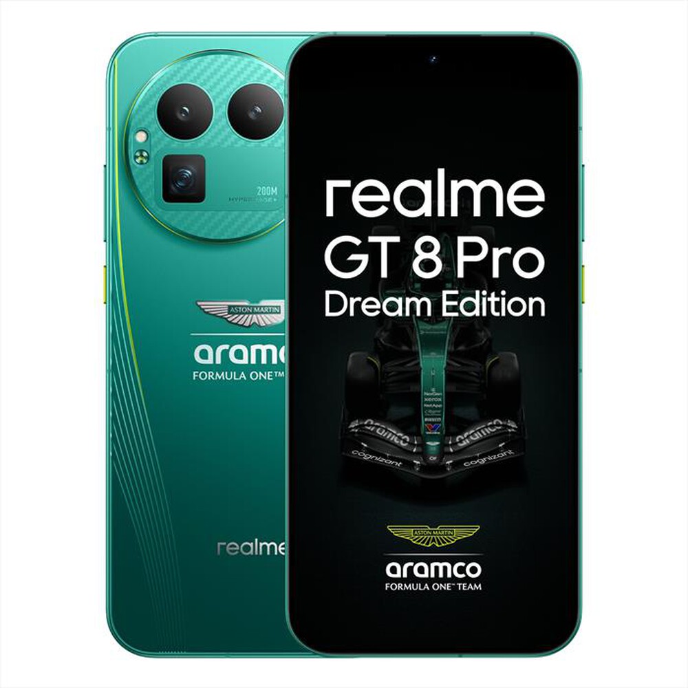 Immagine del prodotto REALME - GT8 PRO 5G DREAM EDITION (512GB 16GB)-ASTON MARTIN RACING GREEN