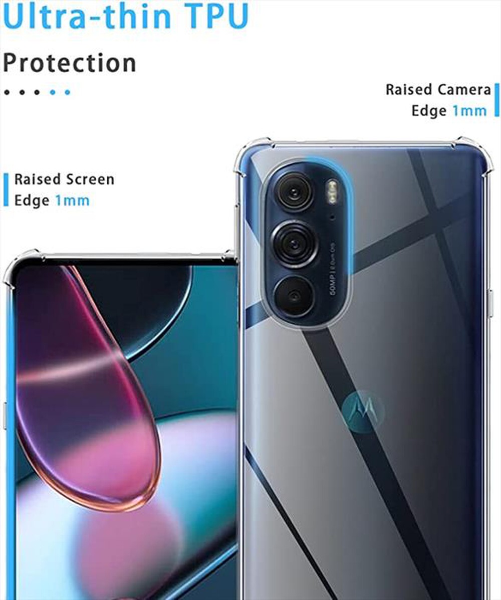 "SBS - Cover SENS per Motorola Moto Edge 30 Ultra-Nero"