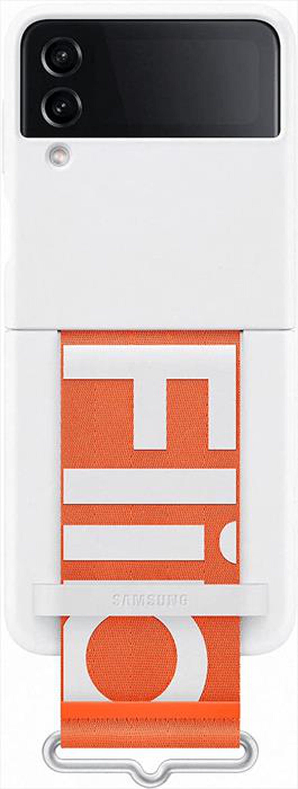 "SAMSUNG - Cover con Strap Galaxy Z Flip 4-Bianco"