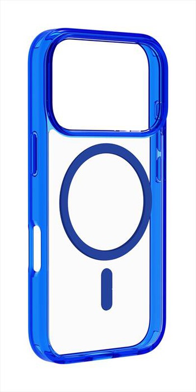 CELLULARLINE - Custodia ICONIC MAG per IPHONE 17 PRO-Blu, Trasparente