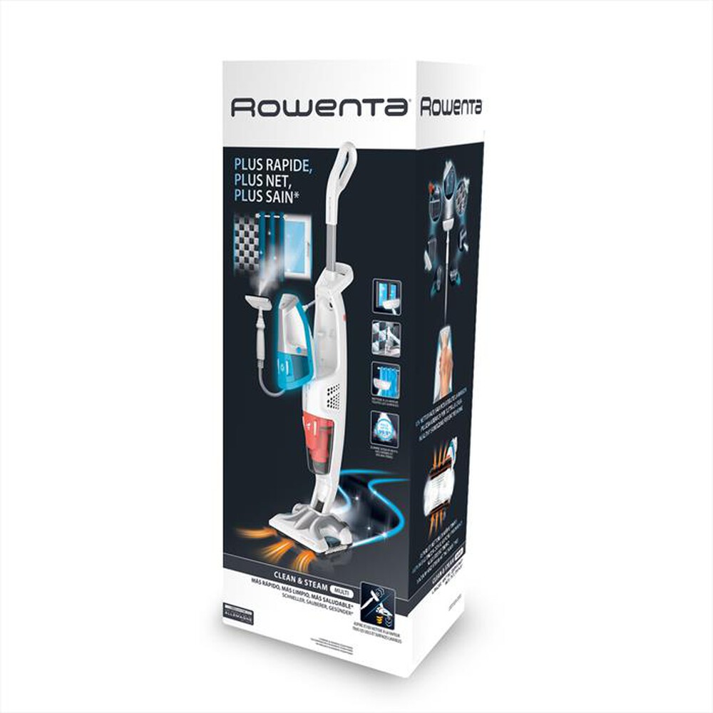 "ROWENTA - RY8534 Clean & Steam Scopa a Vapore Lavapavimenti"