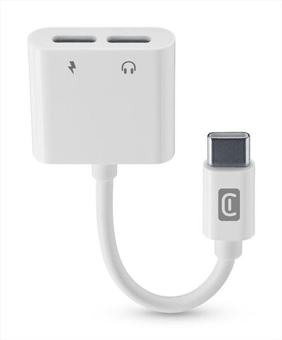 CELLULARLINE - Adattatore splitter SOUNDCHARGETYPECW-Bianco