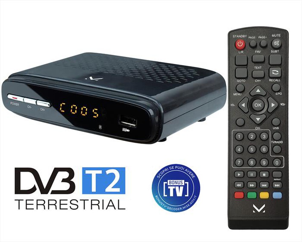 "MAJESTIC - DEC 675 HD USB-Nero"