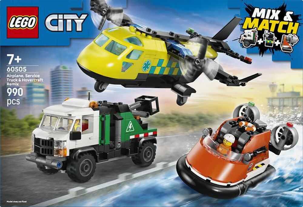 Immagine del prodotto LEGO - CITY Remix aereo, camion di servizio - 60505