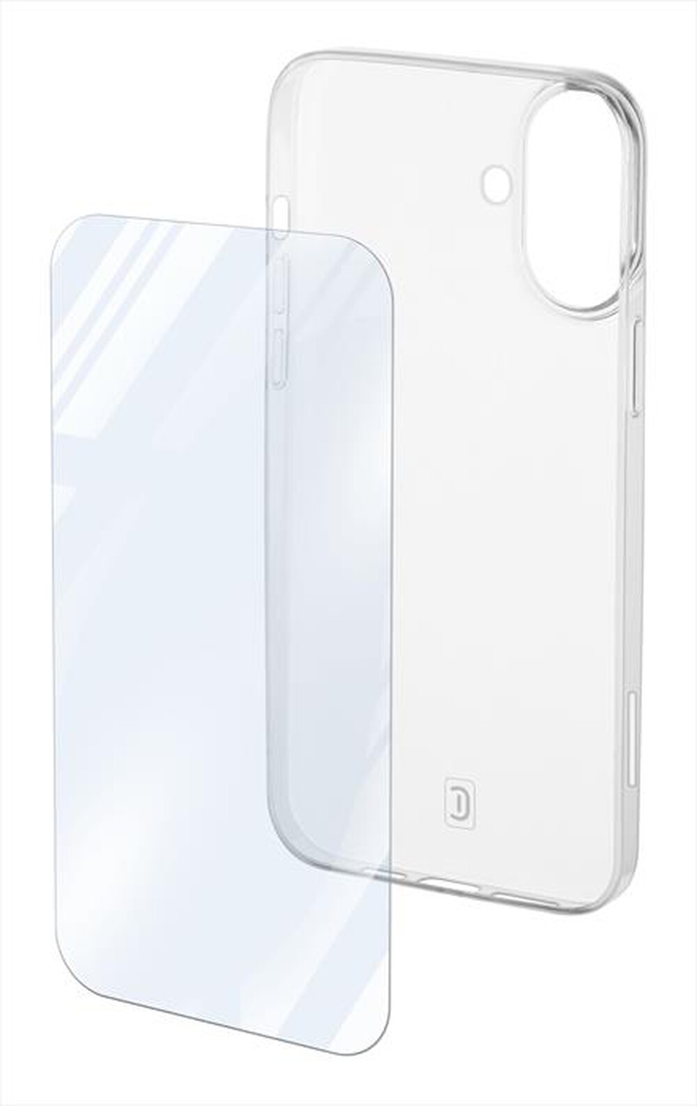 "CELLULARLINE - Cover case PROTECTION KIT per iPhone 16-Transparent"