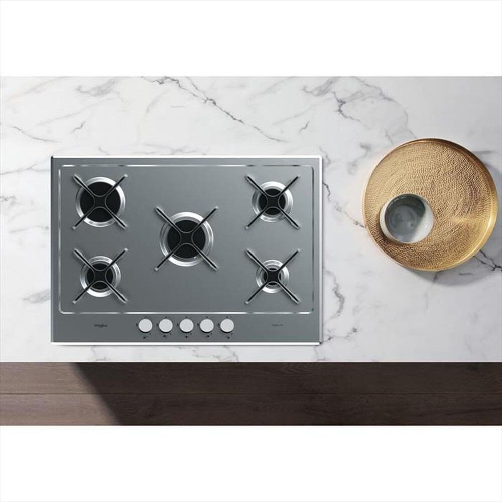 "WHIRLPOOL - Piano cottura a gas GMA 7514/IXL 5 fuochi 73cm"