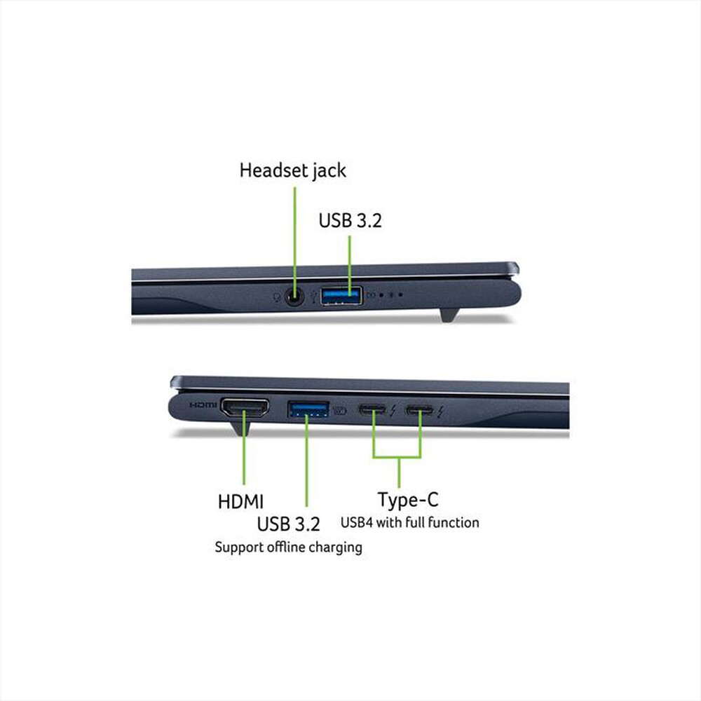 "ACER - Notebook SWIFT 14 AI SF14-51-72G1 14\"-Blu"