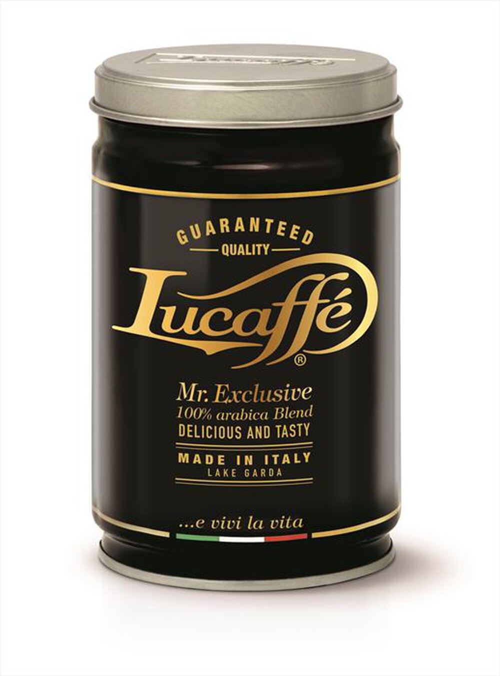 "LUCAFFE’ - BARATTOLO CAFFE' GRANI 100% ARABICA-NERO/ORO"
