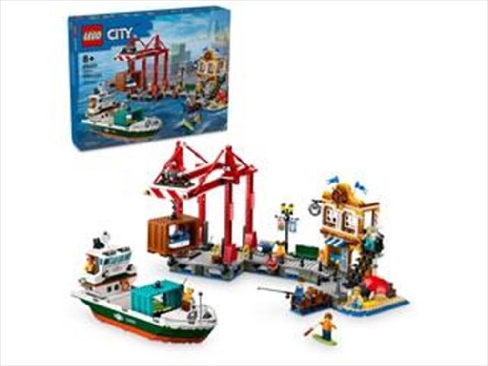 "LEGO - PORTO E NAVE MERCI - 60422-Multicolore"