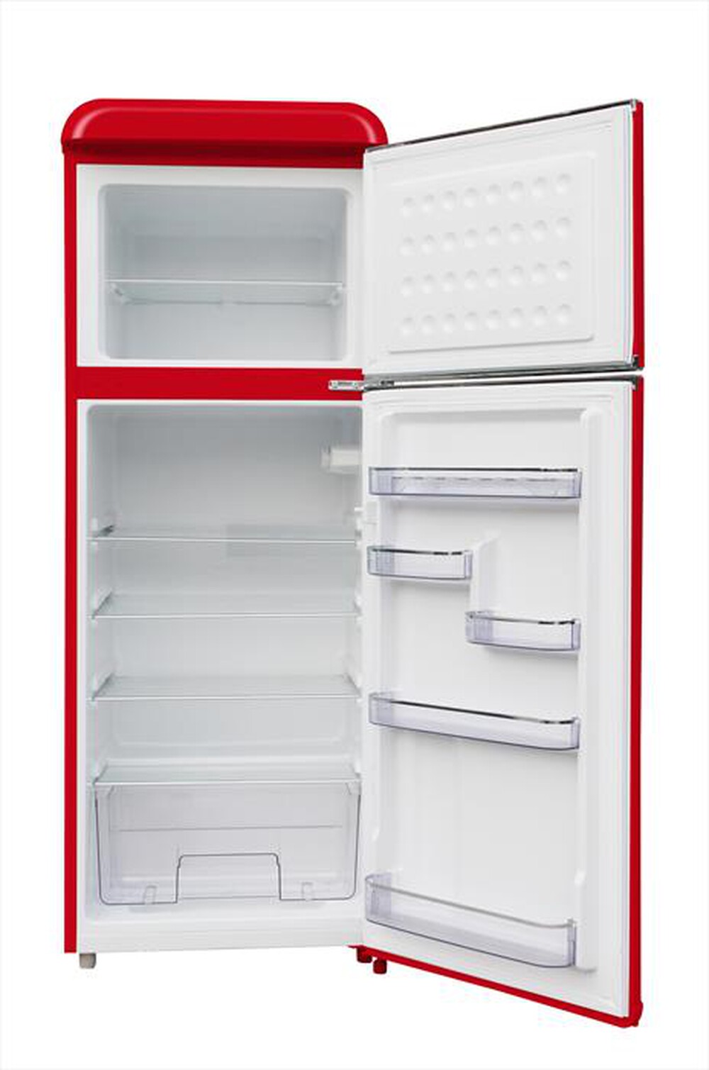 "AKAI - Frigorifero 2 porte CLASS241KRD Classe E 160 lt-Rosso"