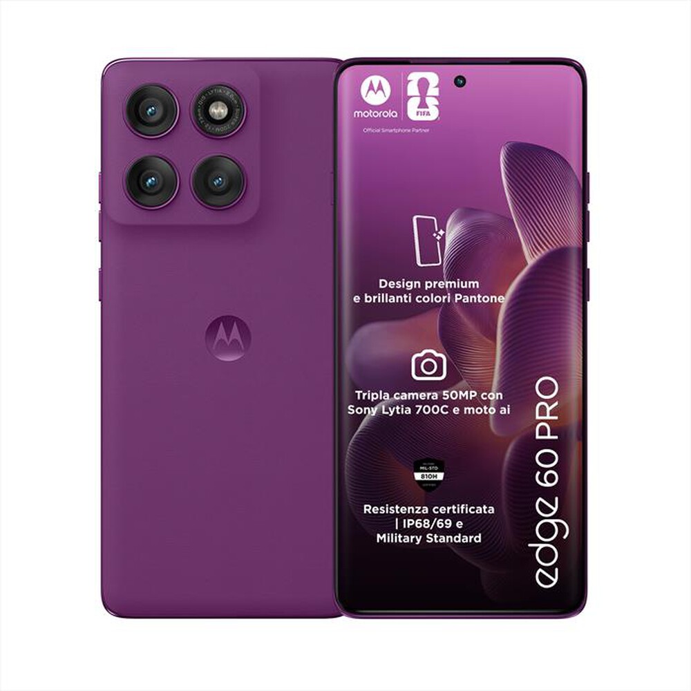Immagine del prodotto MOTOROLA - Smartphone EDGE 60 PRO-PANTONE Sparkling Grape