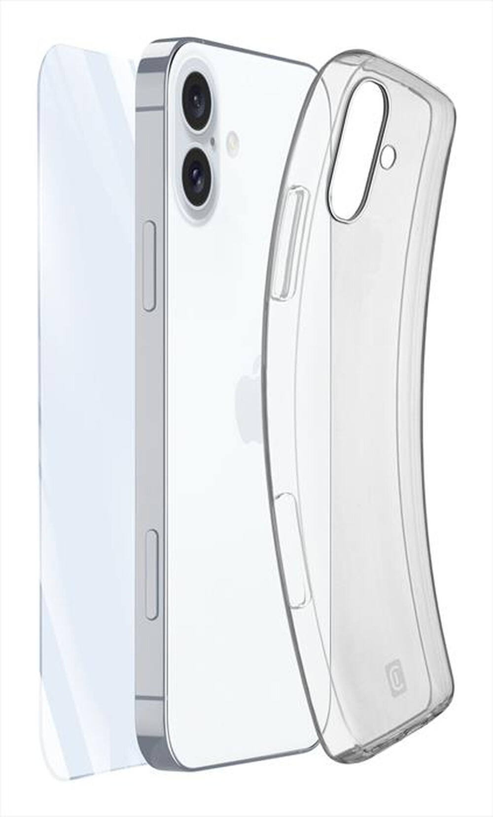 "CELLULARLINE - Cover case PROTECTION KIT per iPhone 16-Transparent"
