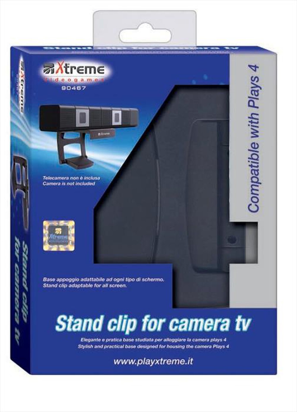 "XTREME - 90467 - PS4 Stand Clip per Camera TV"