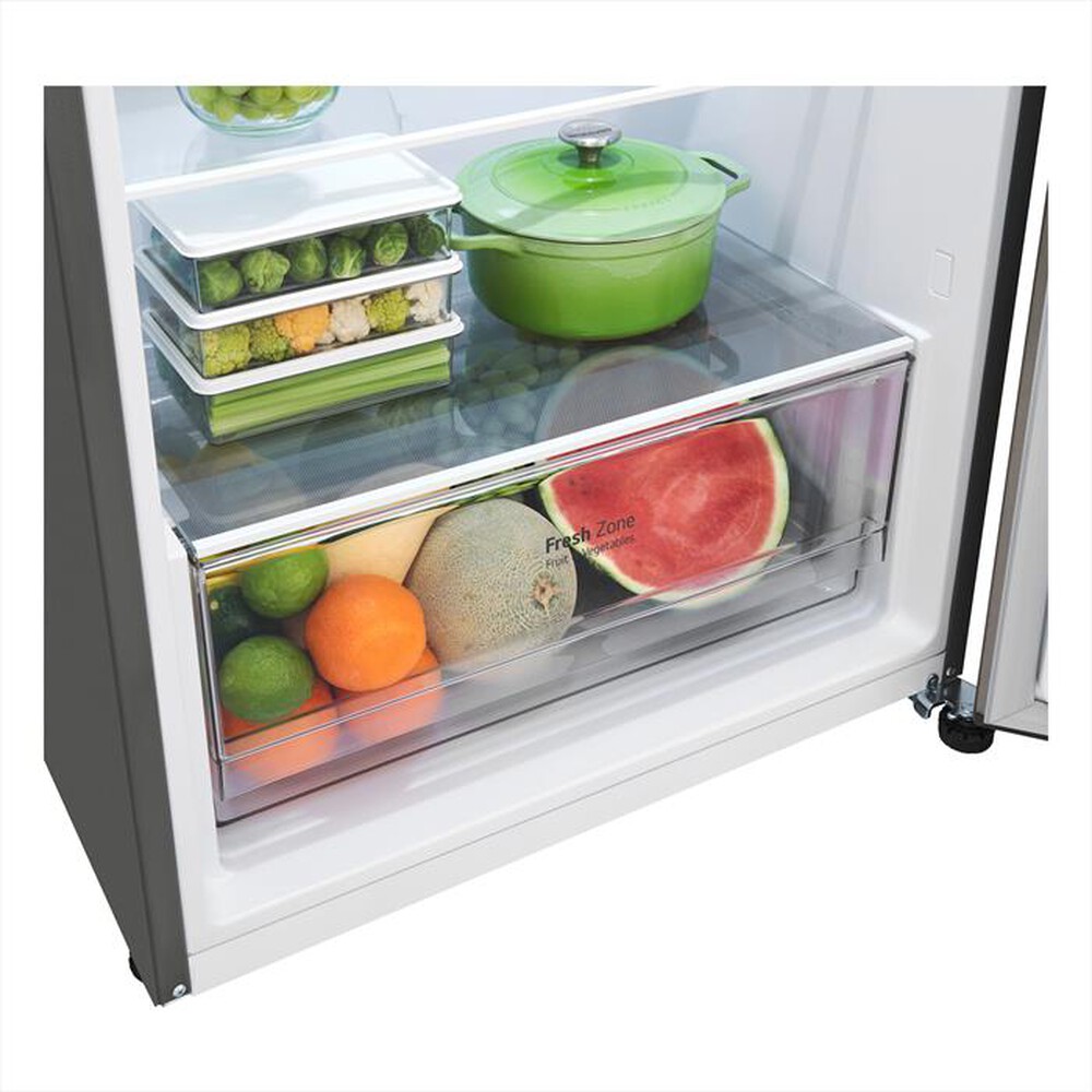 "LG - Frigorifero 2 porte GTBV36PZGKD Classe E 395L-Stainless steel"