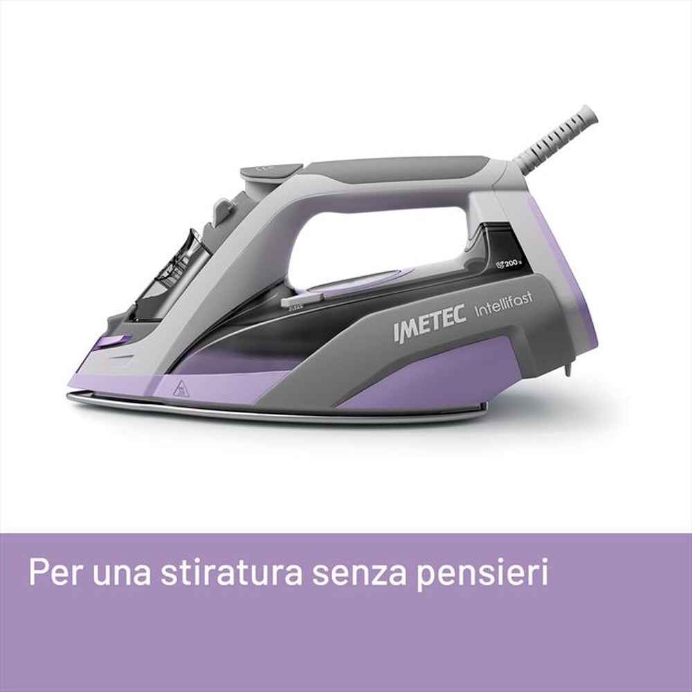 Immagine del prodotto IMETEC - Ferro da stiro a vapore INTELLIFAST-Grigio/Viola