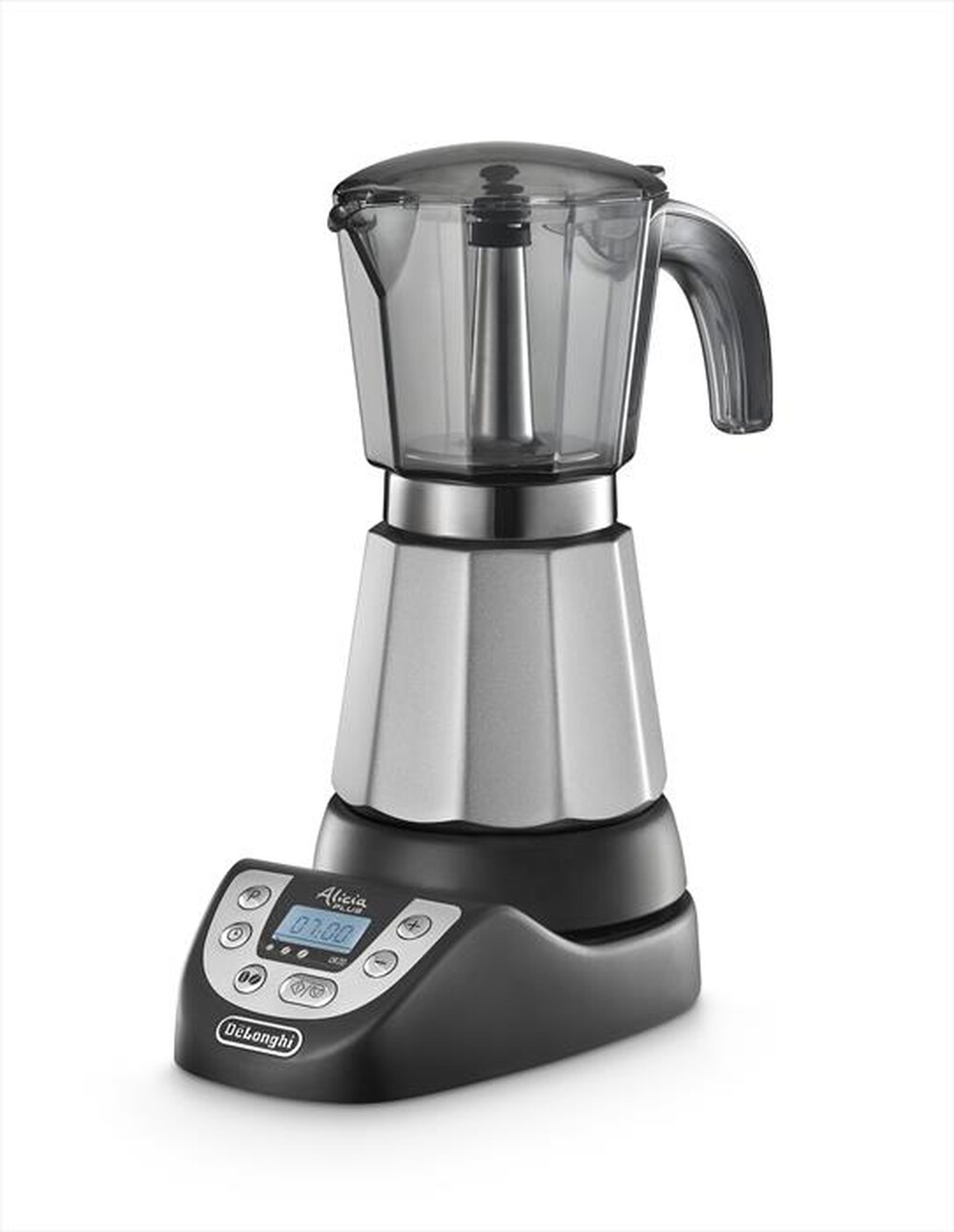 "DE LONGHI - EMKP63.B MOKA ELETTRICA-Nero-Silver"