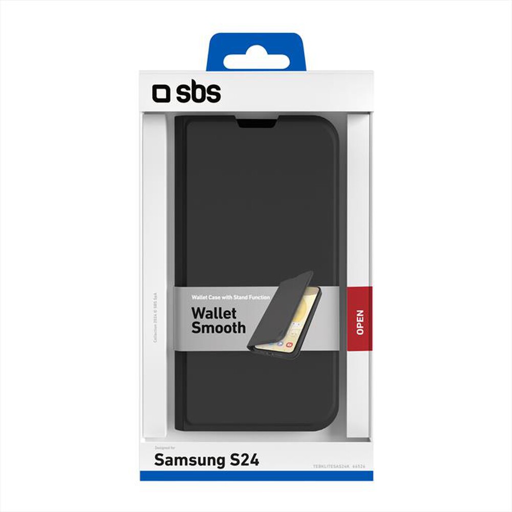 "SBS - Custodia TEBKLITESAS24K per Samsung S24-Nero"