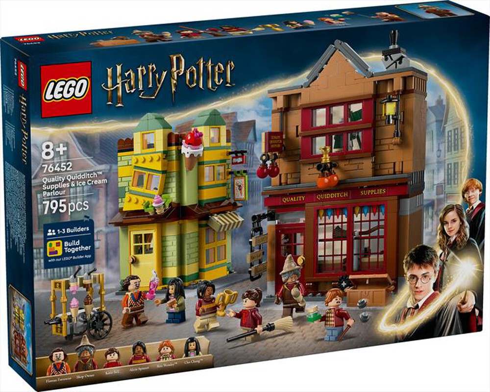 "LEGO - ACCESSORI PER IL QUIDDITCH E GELATERIA-,"