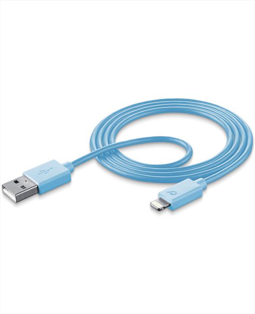 "CELLULARLINE - USB Data Cable - Lightning-Blu"