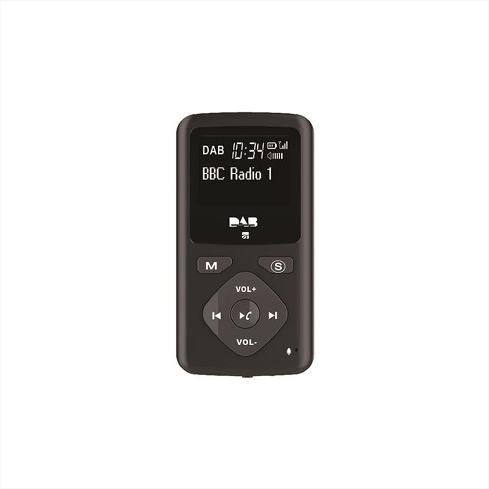Immagine del prodotto XTREME - MINI RADIO DAB+ DB 7-NERO