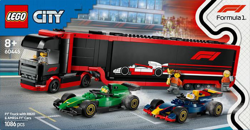 Immagine del prodotto LEGO - CITY Autotrasportatore con RB20 e AMR24 F1 60445