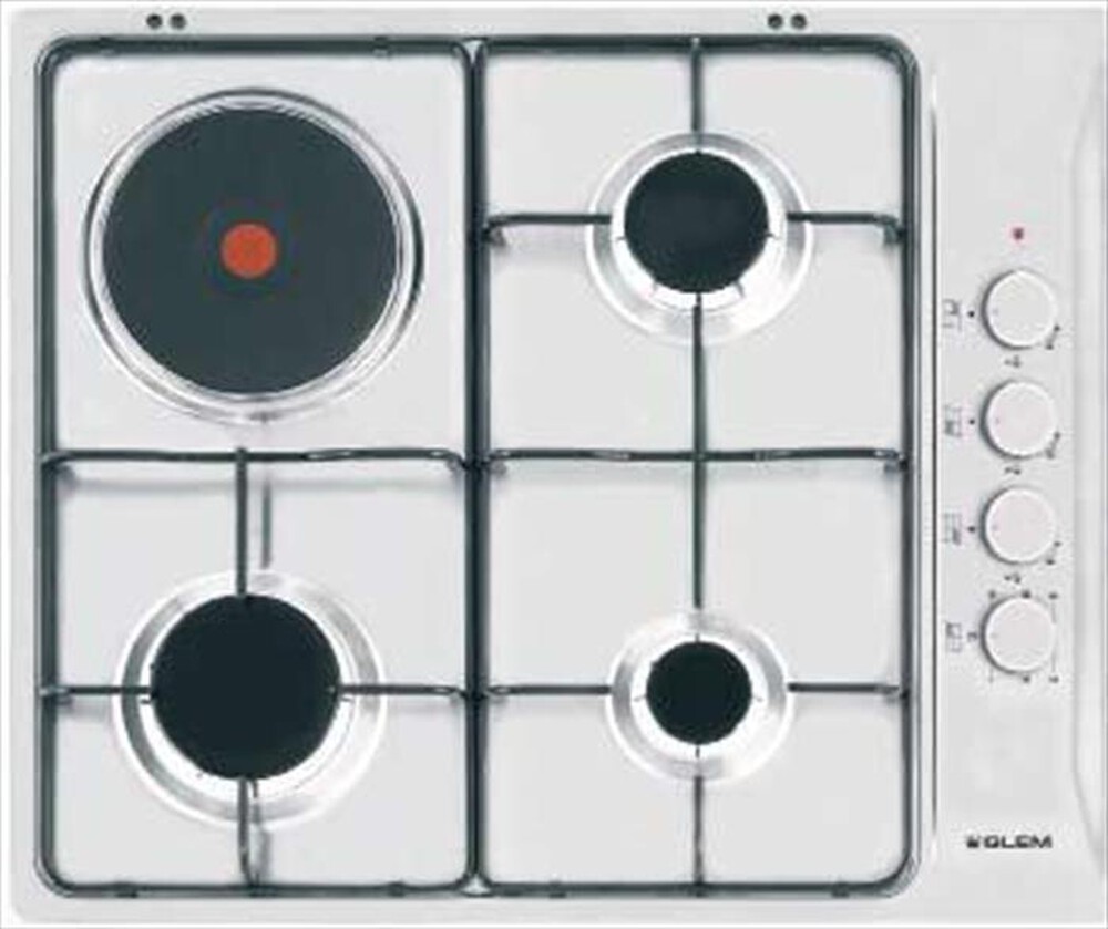 "GLEM GAS - Piano cottura misto GTL647IX 50 cm-Inox"