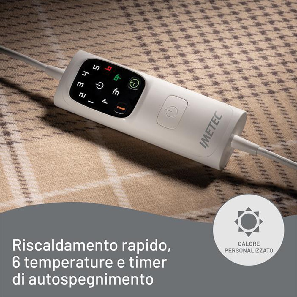 Immagine del prodotto IMETEC - CALDOPLAID ADAPTO ELEGANCE 180X140 CM-Beige