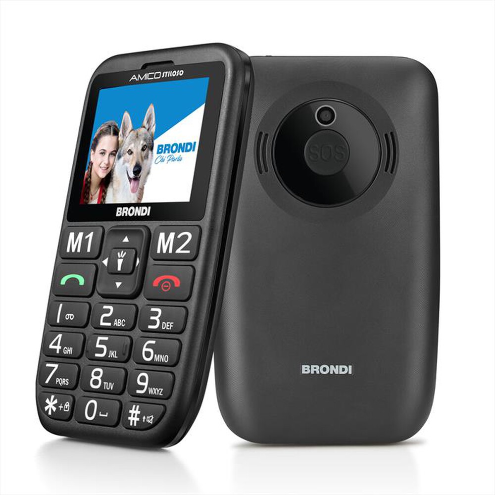 Immagine del prodotto BRONDI - Bar phone AMICO STILOSO-BLACK