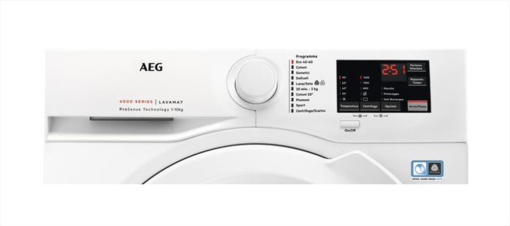 "AEG - Lavatrice L6FBI143 10 Kg Classe C-Bianco"