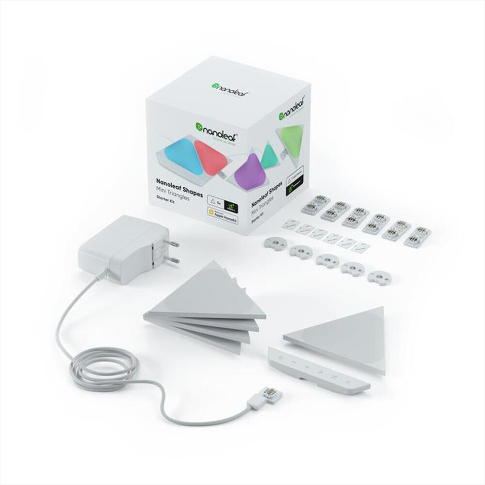 "NANOLEAF - SHAPES MINI TRIANGLES STARTER + ESP. - 15 PACK"