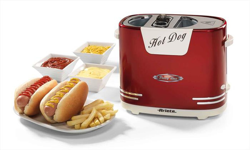 "ARIETE - 186 Hotdog Party Time-Rosso, Bianco"