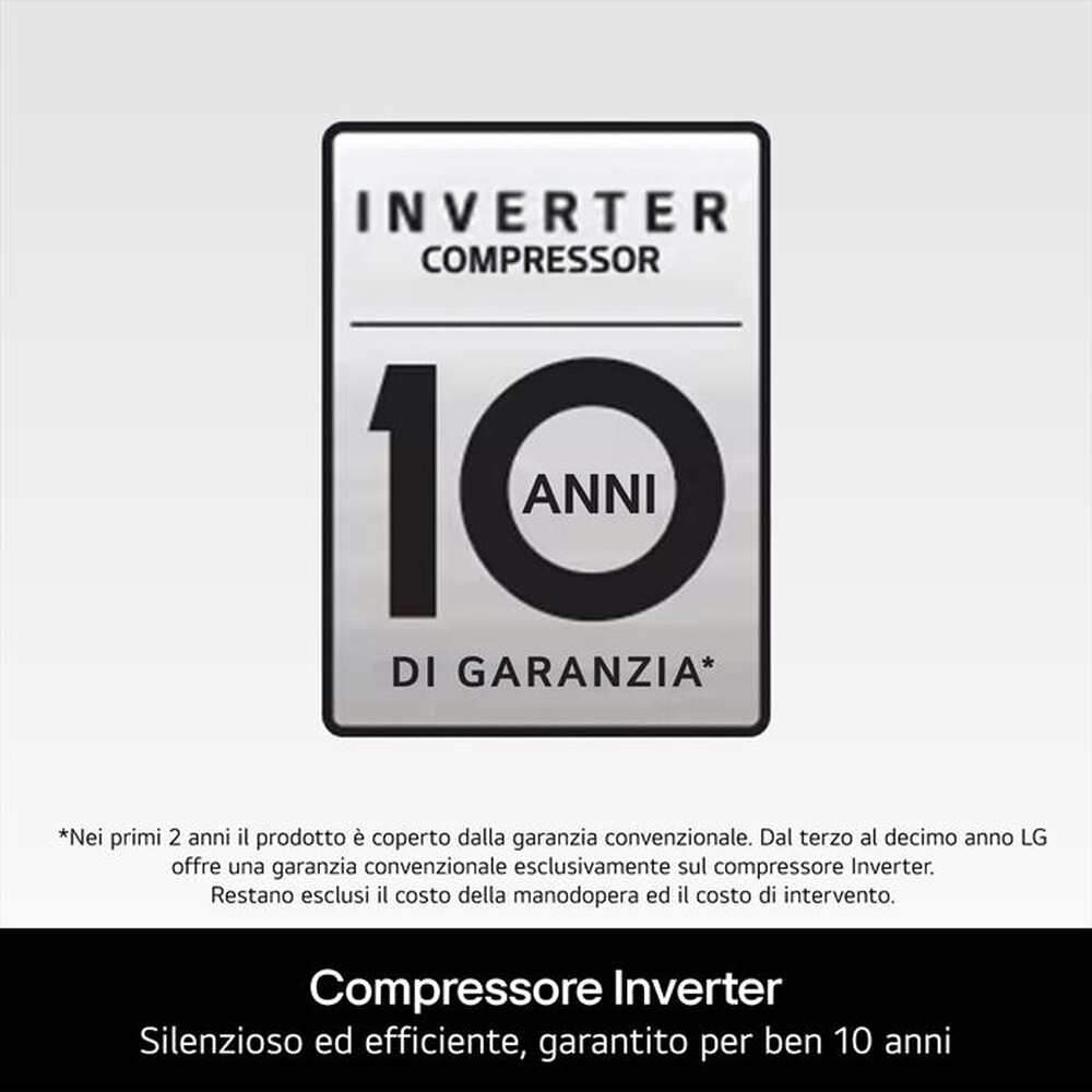 Immagine del prodotto LG - Frigorifero combinato GBBSJ20DPY Classe D 375lt-Acciaio inox
