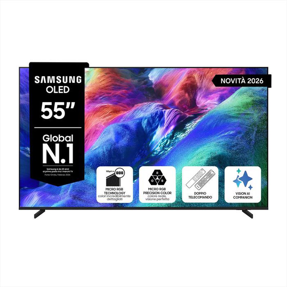 Immagine del prodotto SAMSUNG - Smart TV Micro LED RGB 4K AI 55" MRE55R85HAUXZT-Titan Black