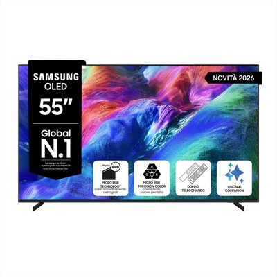 SAMSUNG - Smart TV Micro LED RGB 4K AI 55" MRE55R85HAUXZT-Titan Black