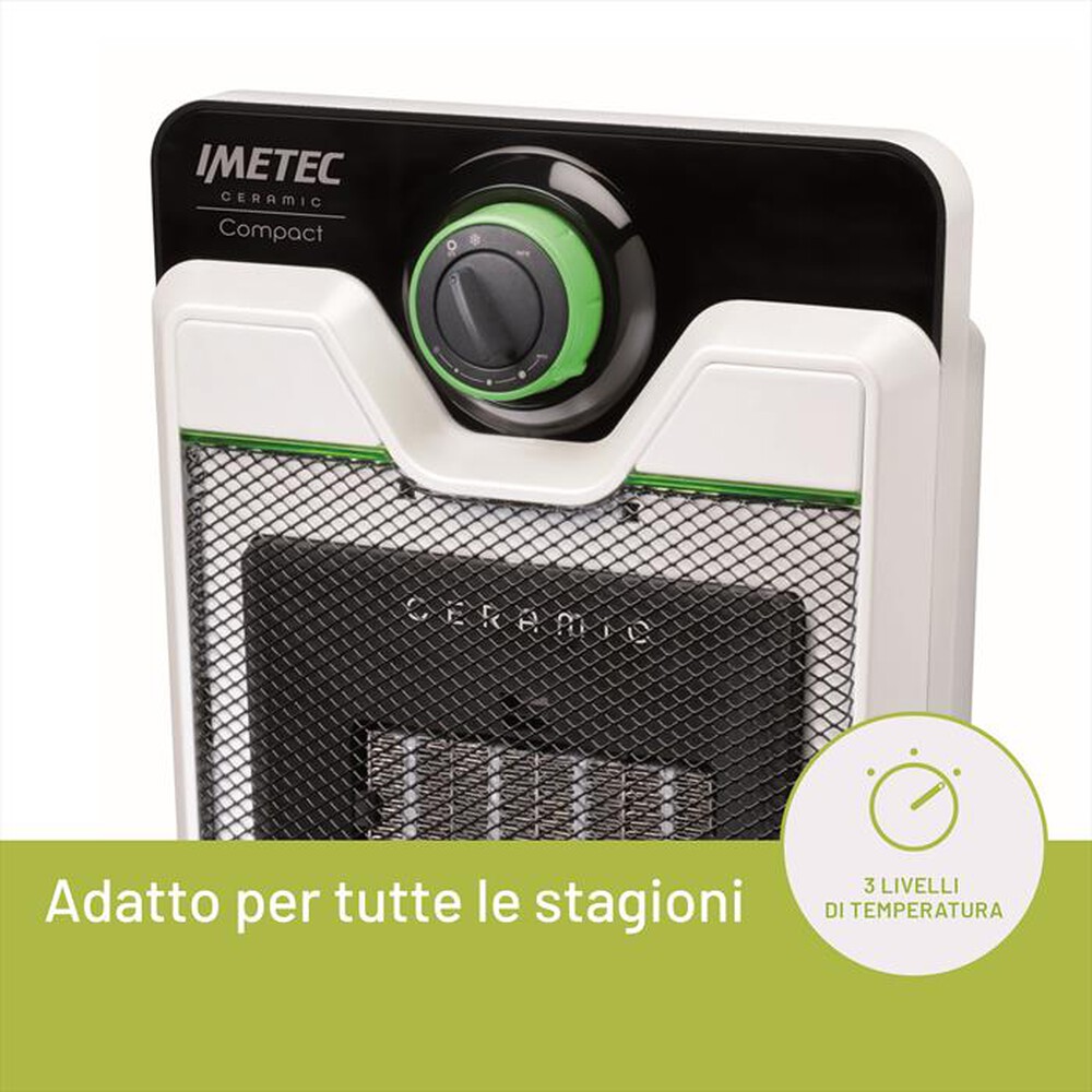 Immagine del prodotto IMETEC - Termoventilatore COMPACT-bianco e nero