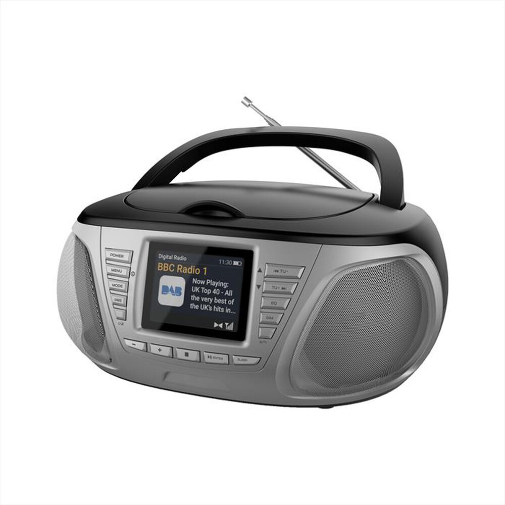 "XTREME - RADIO DAB CD BOOMBOX ZT DC015-GRIGIO"