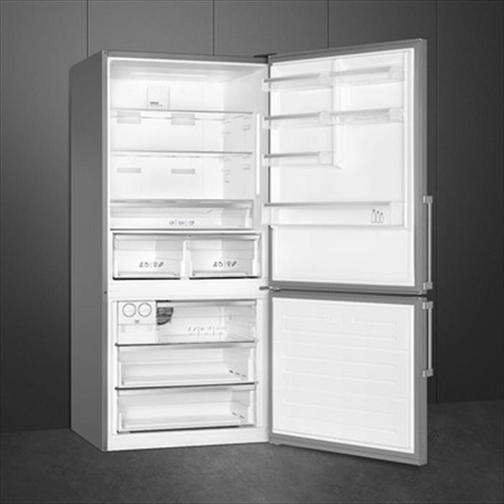 "SMEG - Frigorifero combinato FC84EN4HX Classe E 620lt"