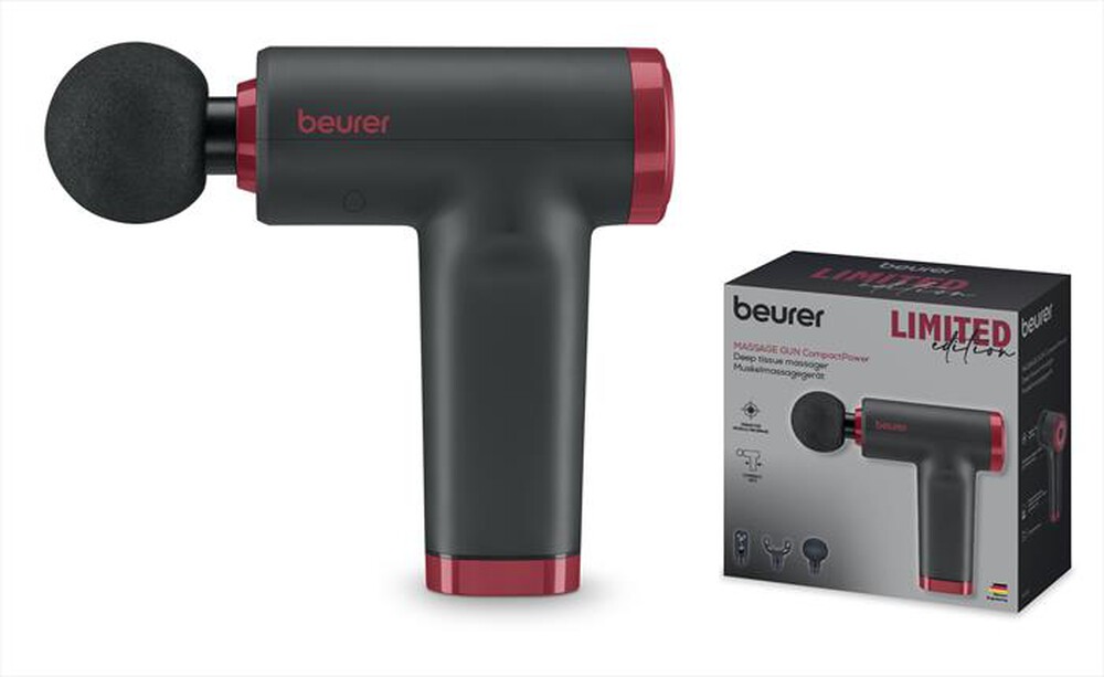 Immagine del prodotto BEURER - Pistola massaggiante MG 89 LIMITED EDITION 2025-Nero e Bordeaux