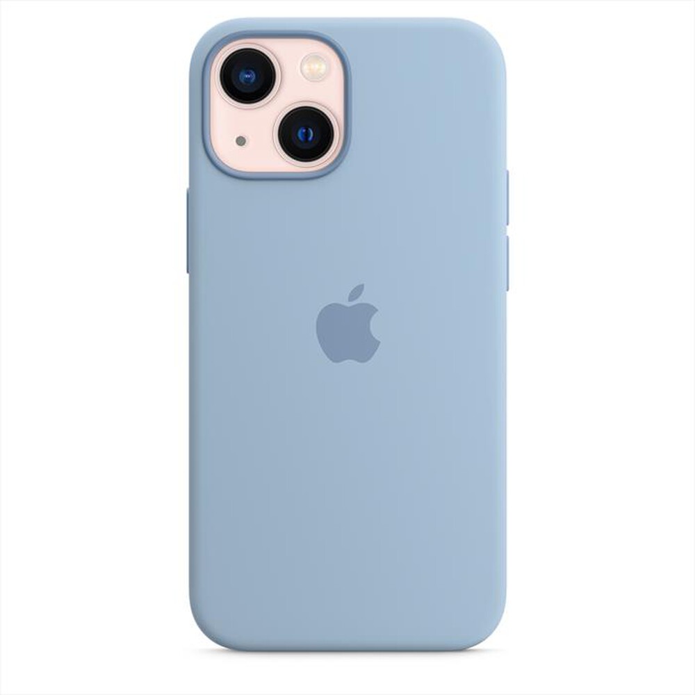 "APPLE - COVER PER IPHONE 13 MINI IN SILICONE CON MAGSAFE-Celeste Nebbia"