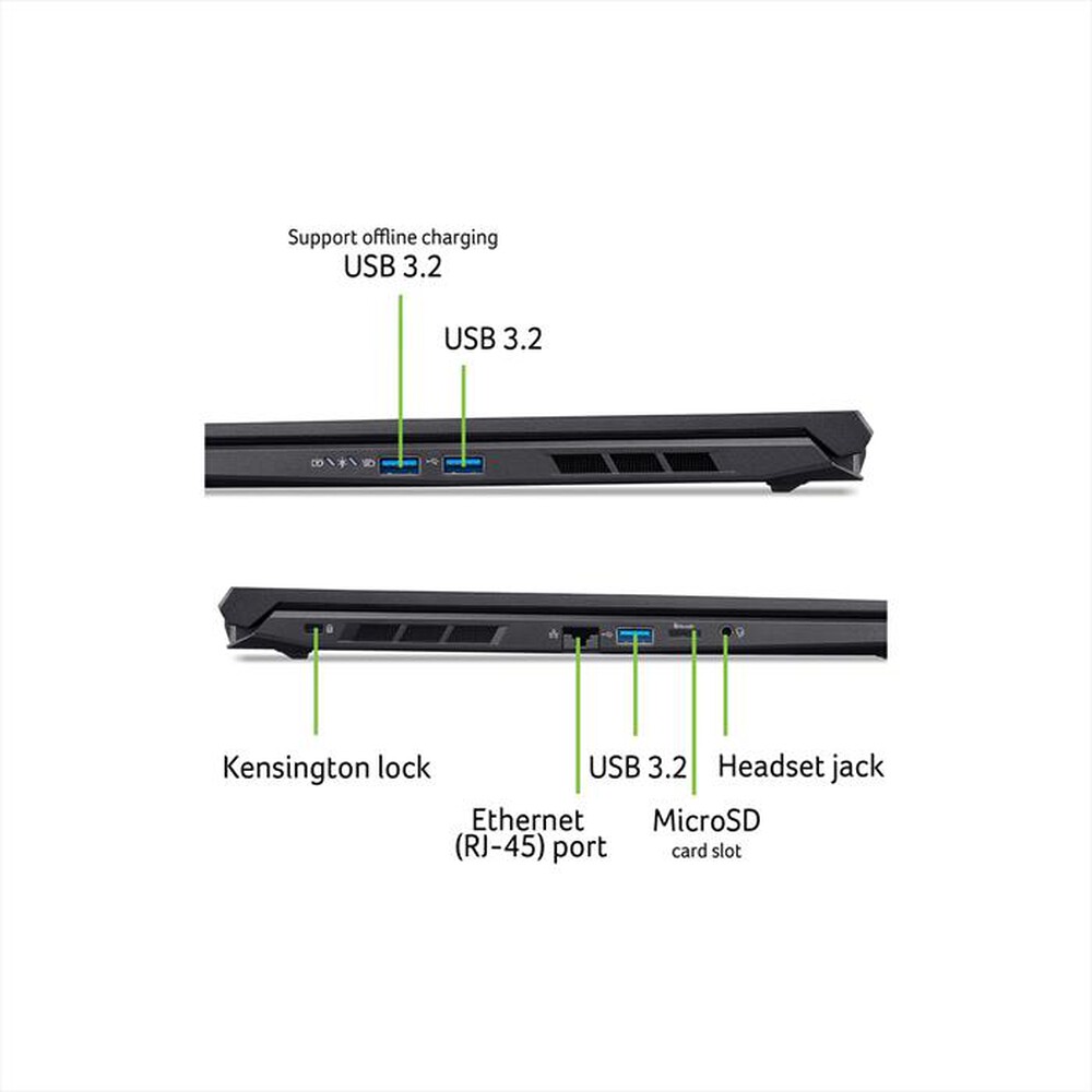 Immagine del prodotto ACER - Notebook gaming NITRO V 16 AI ANV16-61-R906 16"-Nero