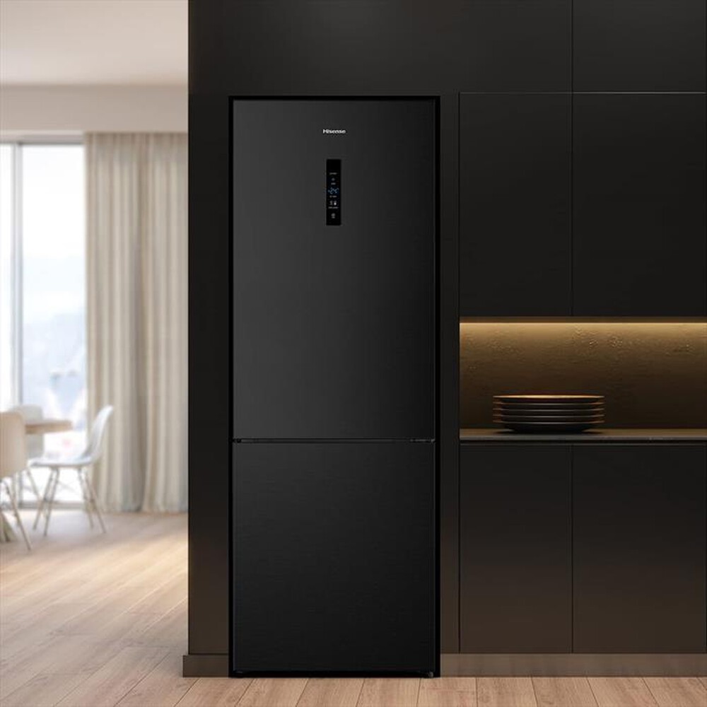 "HISENSE - Frigorifero combinato RB645N4BFE Classe E 495 lt-Nero"