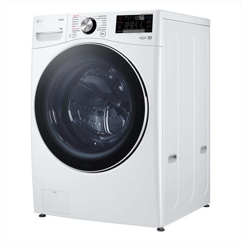 "LG - Lavatrice AI DD F0P3020TSWC XL 20kg Classe B-Bianco"