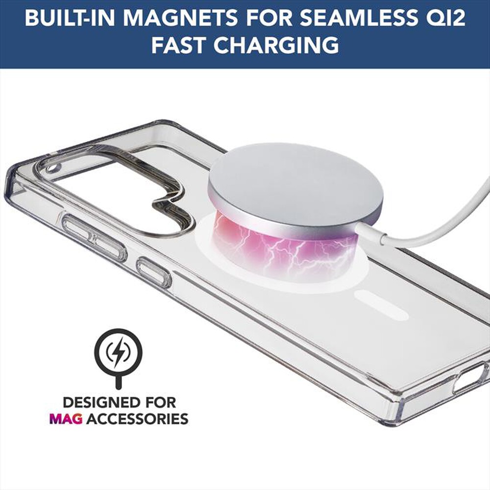 Immagine del prodotto CELLULARLINE - Cover GLOSS MAG per Galaxy S25 Ultra-Trasparente