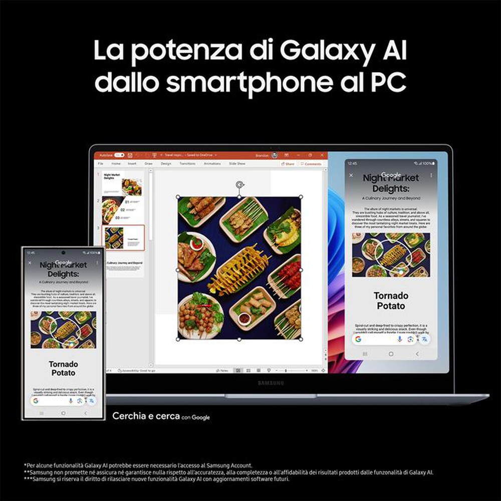 Immagine del prodotto SAMSUNG - Notebook GALAXY BOOK4 EDGE 15.6"-Sapphire Blue