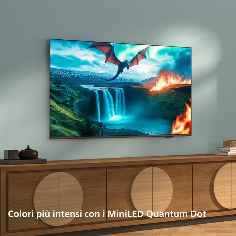 Immagine del prodotto PHILIPS - Smart TV MINI LED UHD 4K 55" 55MLED820/12-Black