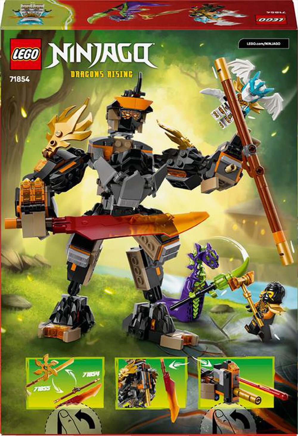 Immagine del prodotto LEGO - NINJAGO Mech missione di Cole e drago Zane - 71854
